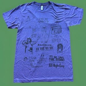 Custom Macklemore and Ryan Lewis "And We Danced" Purple Heather T Shirt Size M